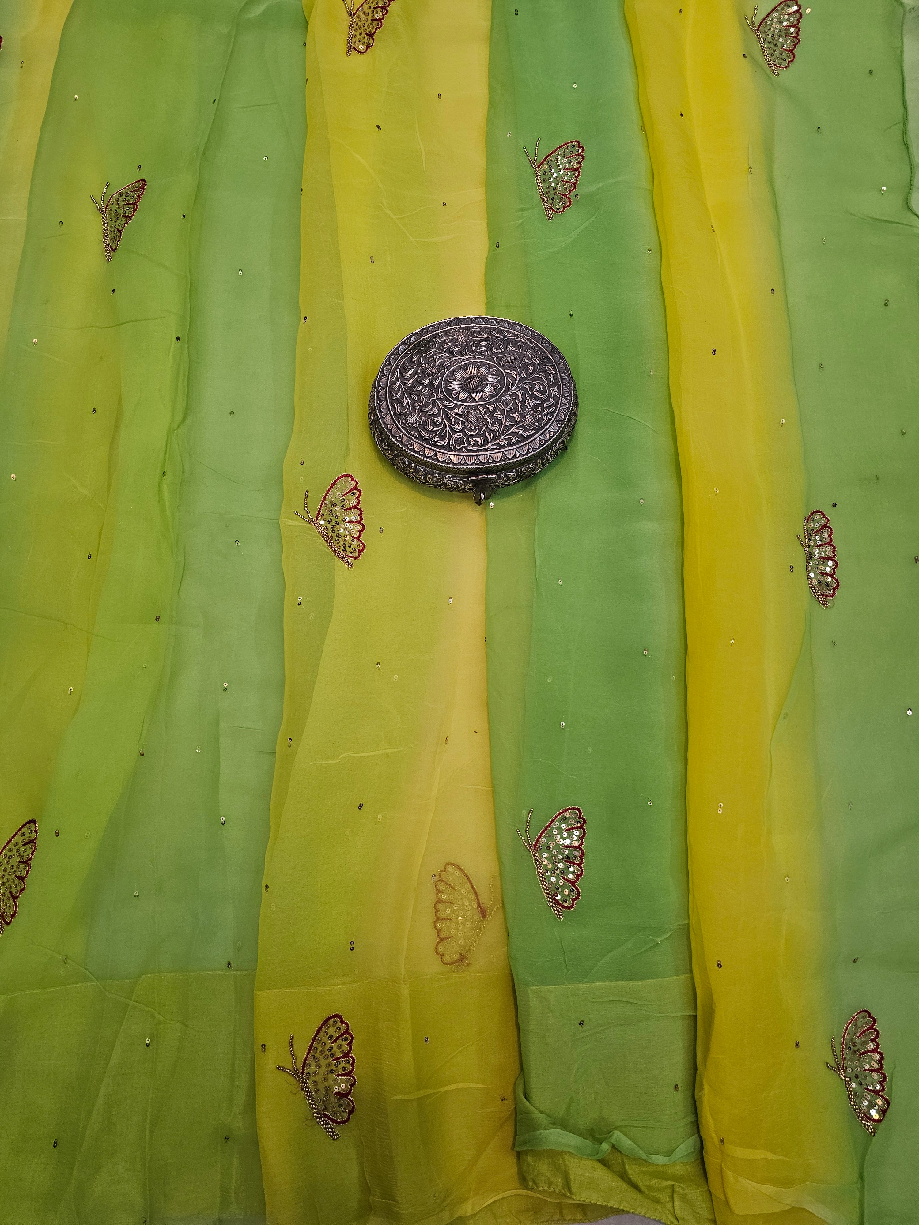 BASANT BAAG CHIFFON SAARE