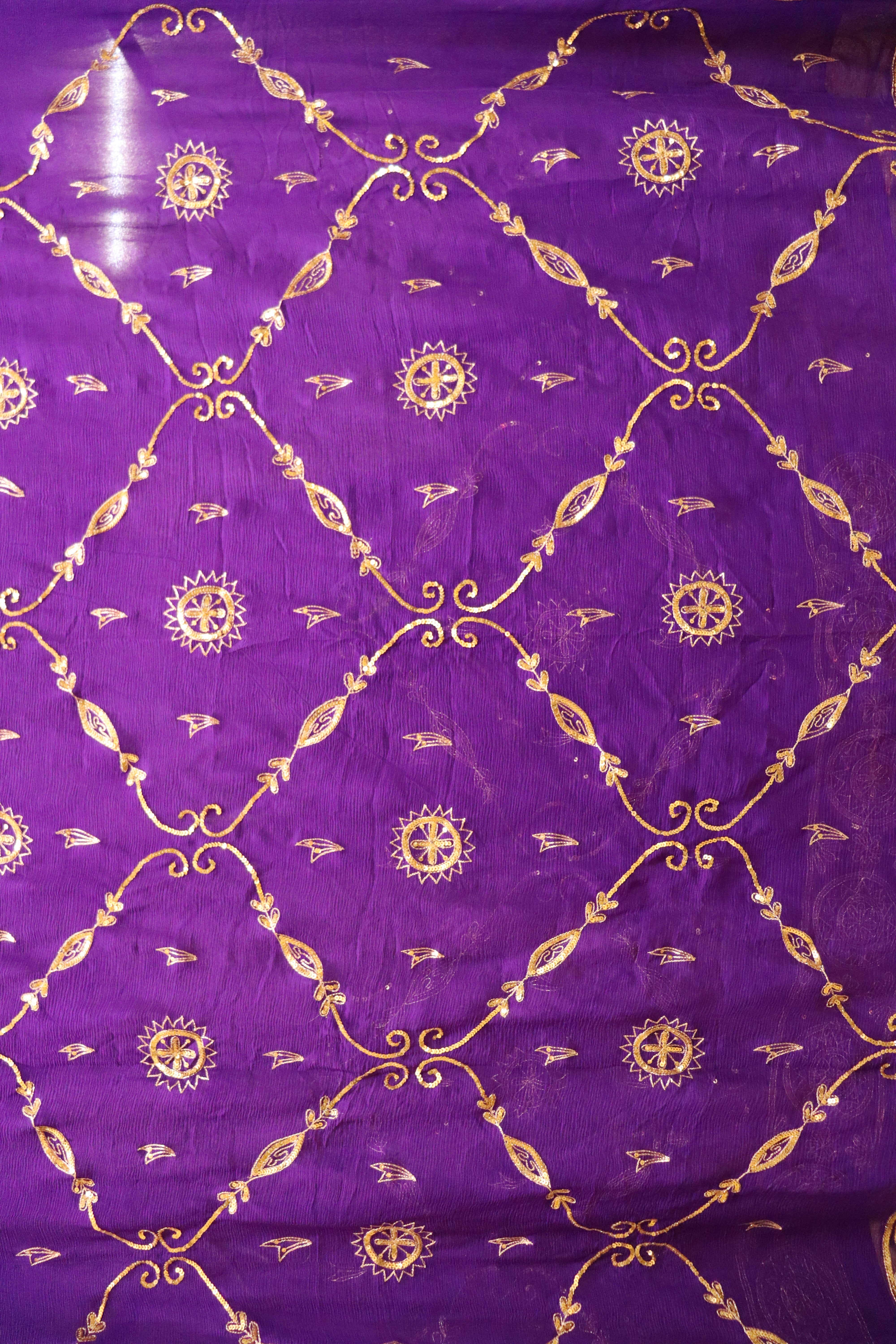 Purple Majesty | Lehariya Saree