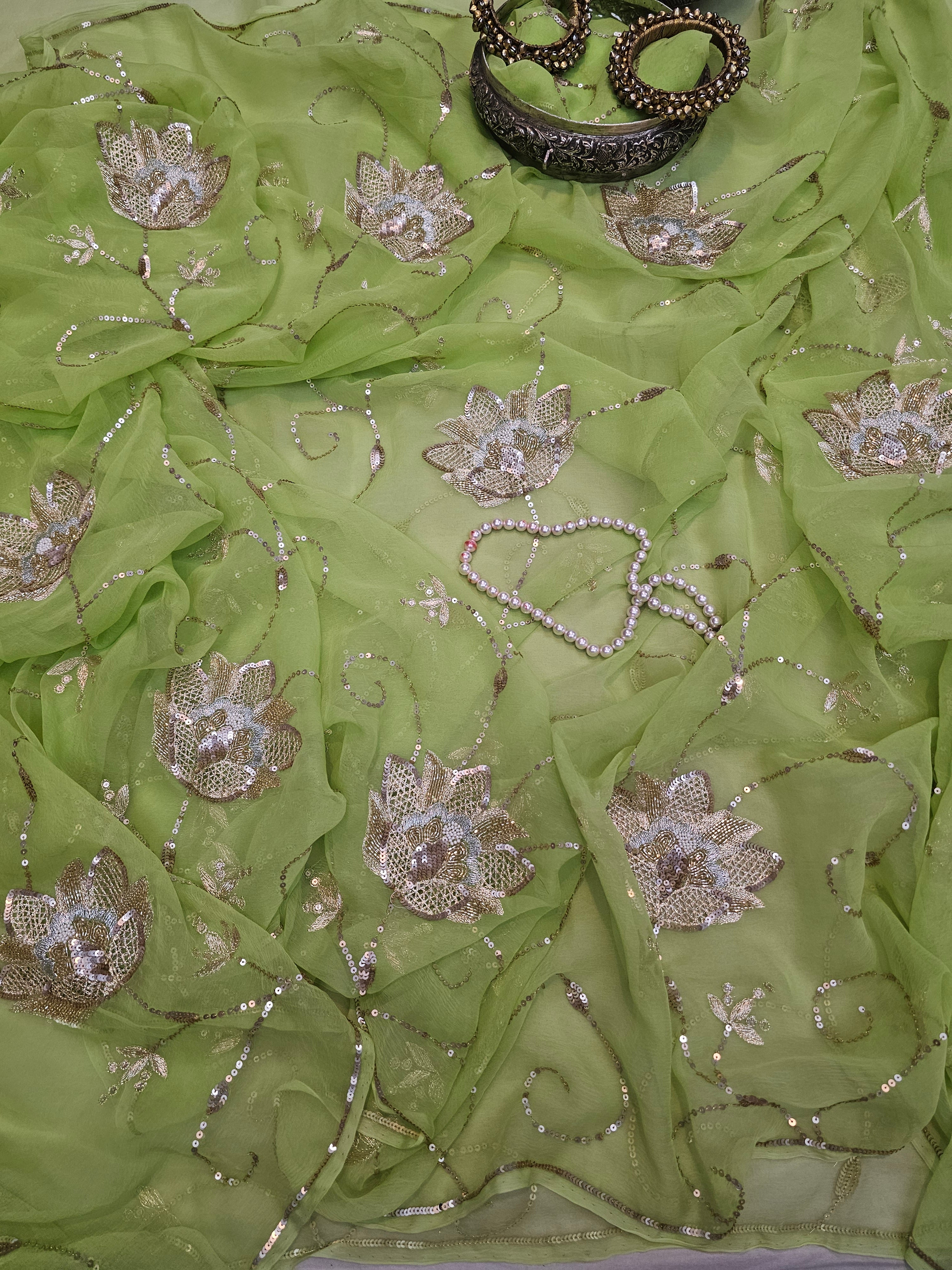 GULMOHAR CHIFFON SAARE