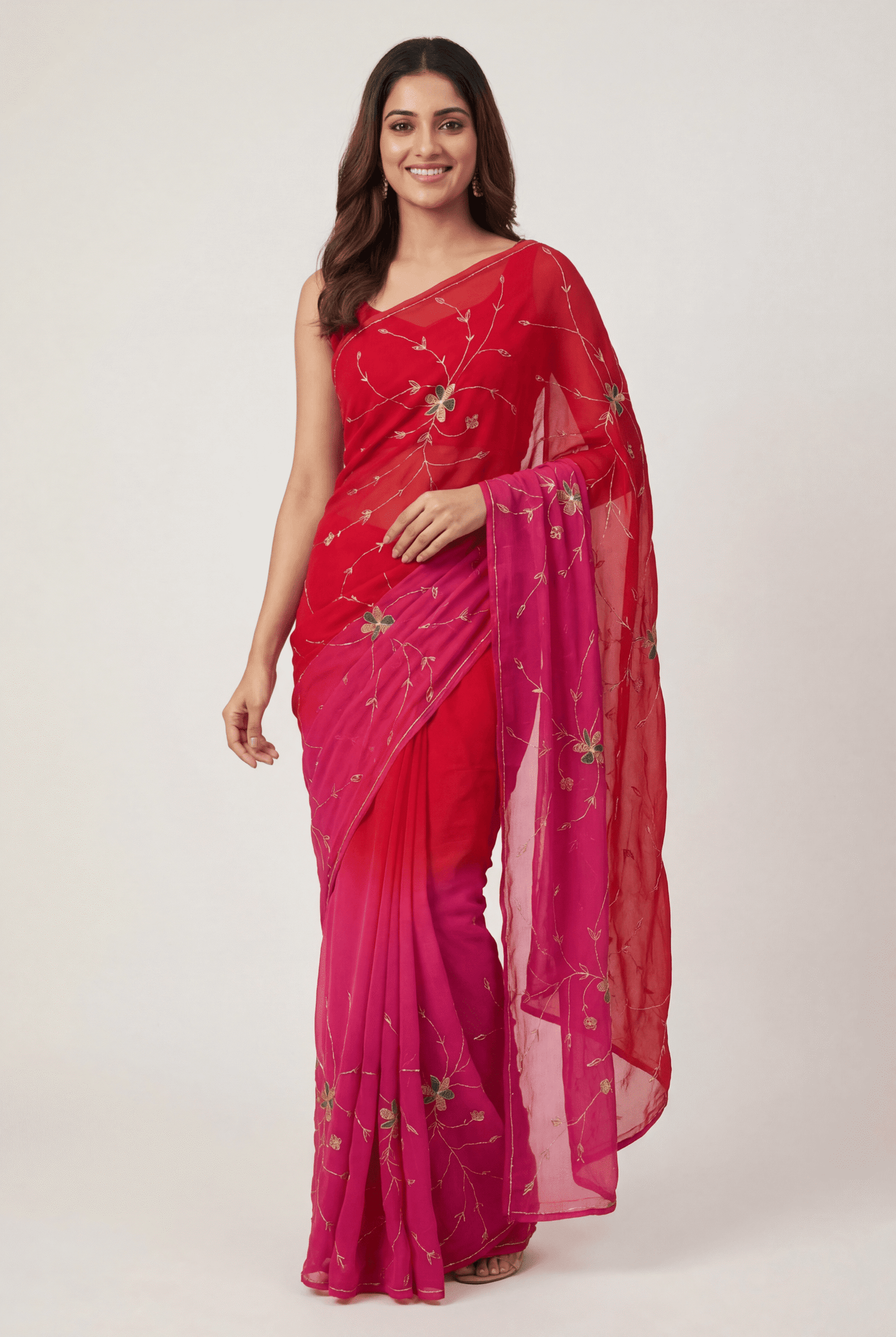 GULAAL SAREE