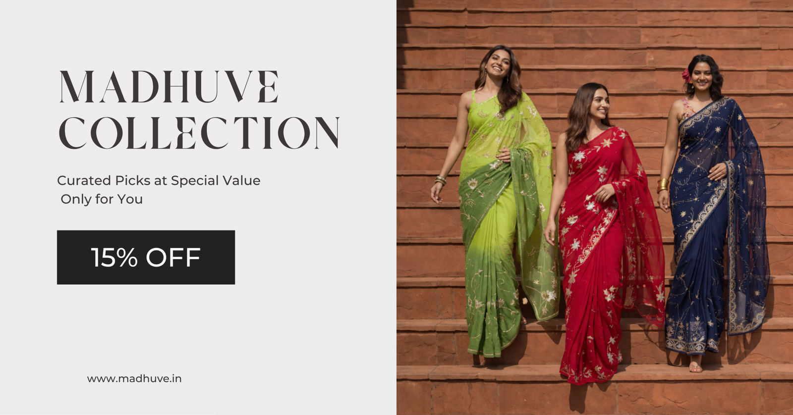 Red Yellow and Teal Elegant Pongal Collection Facebook Ad